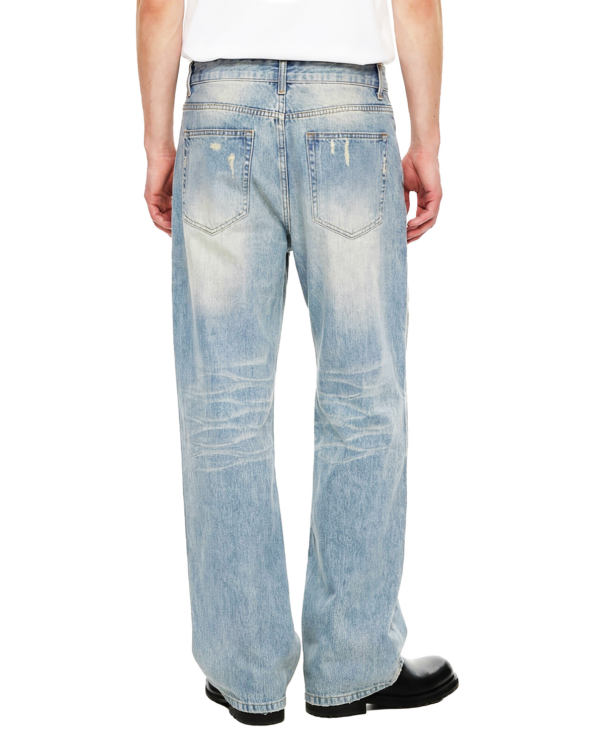 Adam & Eve Sun Fade Raw Hem Denim Jeans
