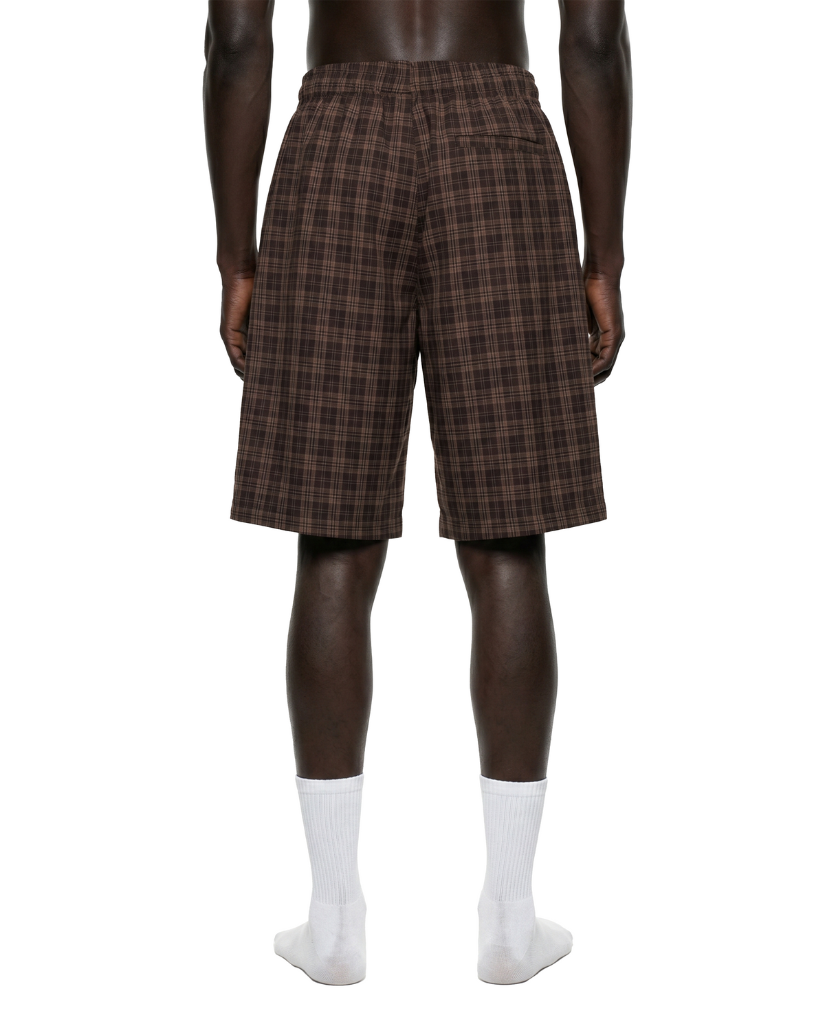 Espresso Plaid Shorts