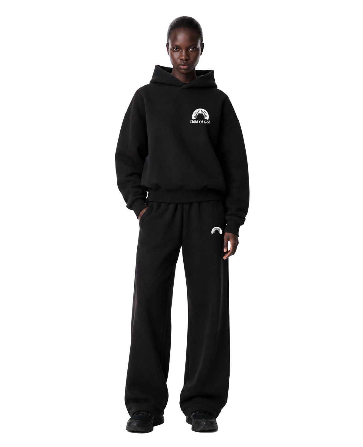 Child Of God Flared Pants Black