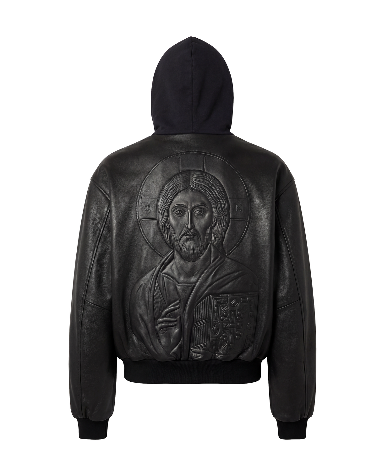 Christ Pantocrator Leather Jacket