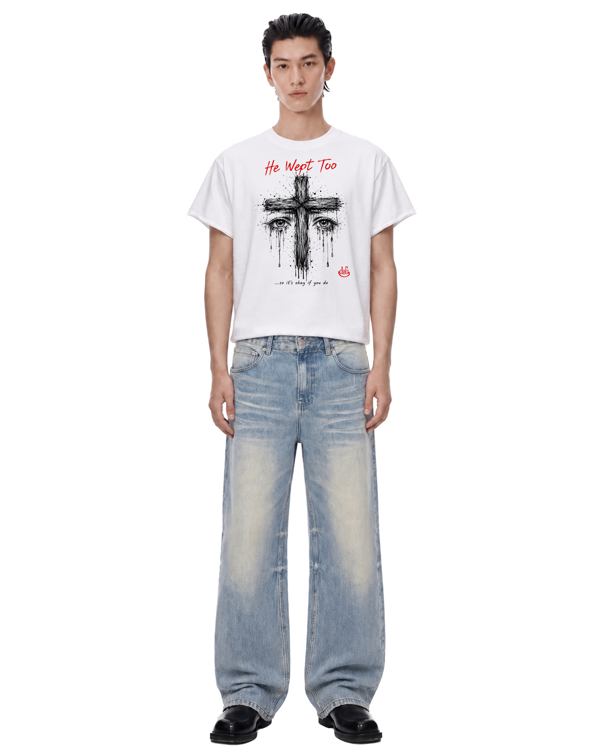 Adam & Eve Sun Fade Raw Hem Denim Jeans