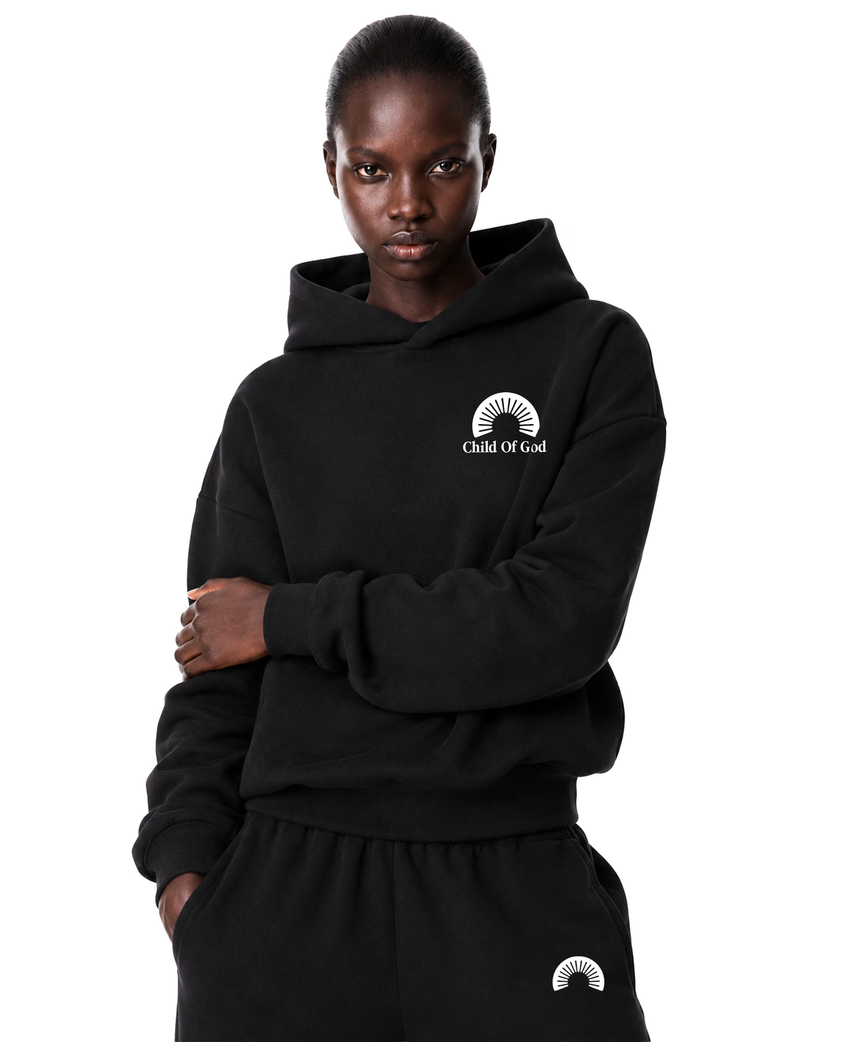 Child Of God Flared Pants Black