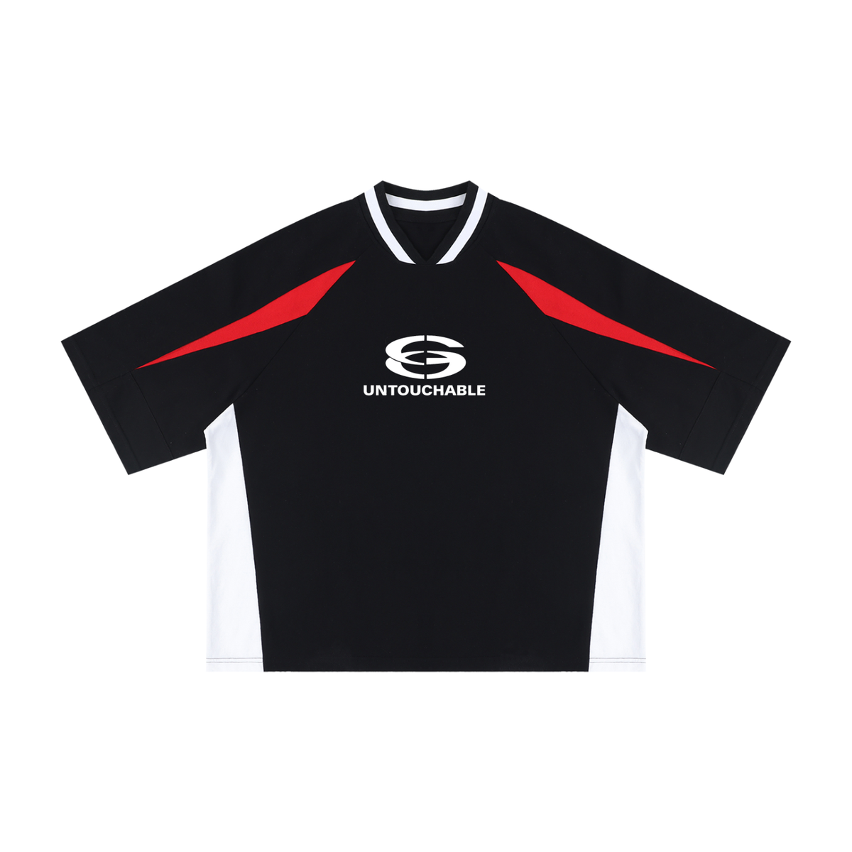 John 3:16 Black V-Neck Jersey