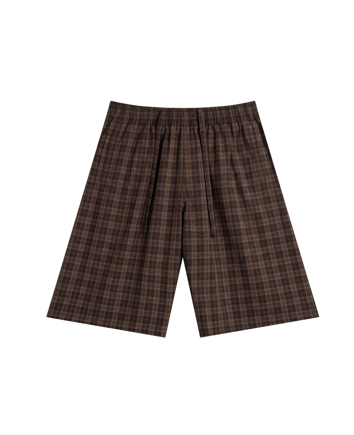 Espresso Plaid Shorts