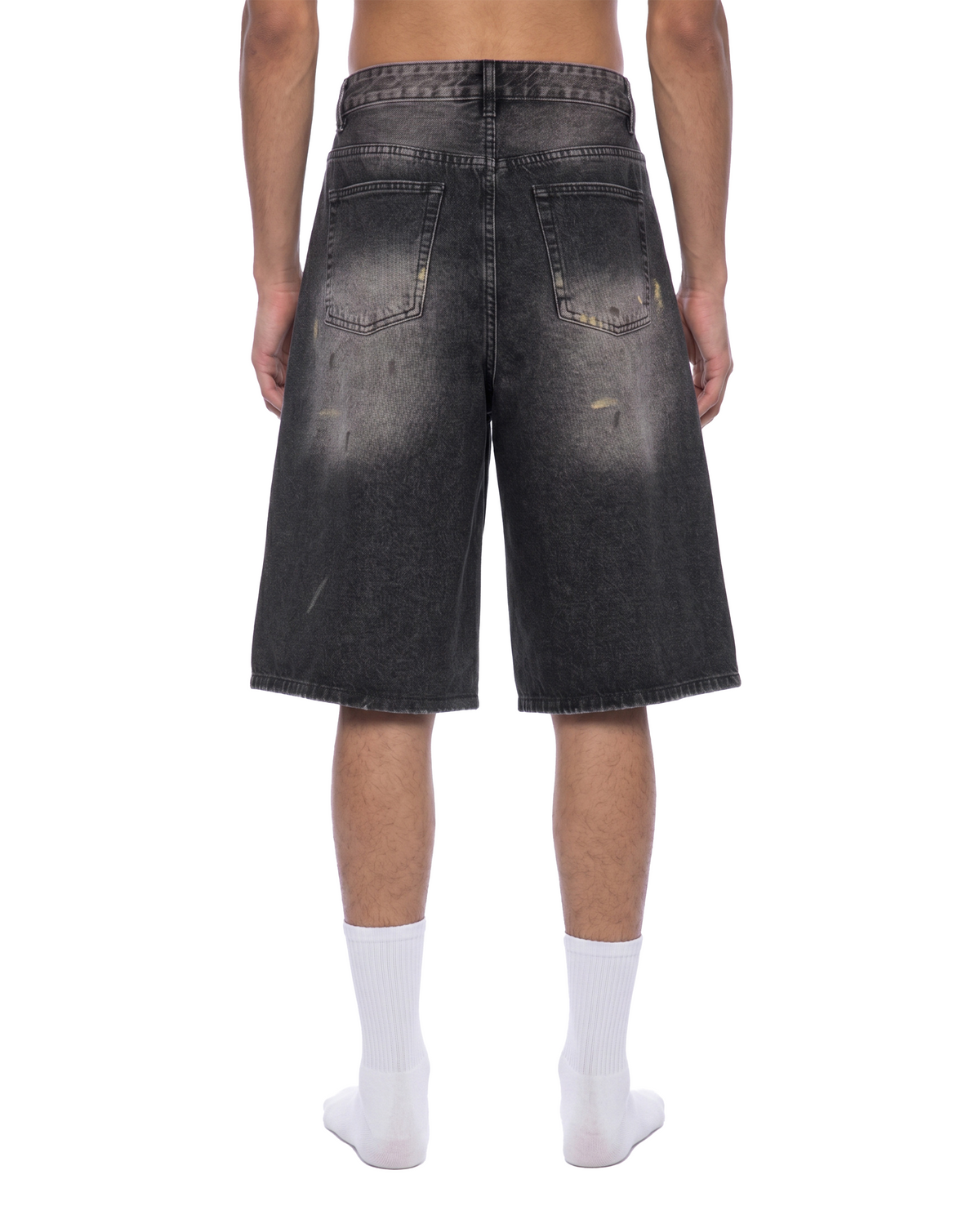 Adam's Vintage Wash Wide Leg Denim Shorts (Men Limited Edition)
