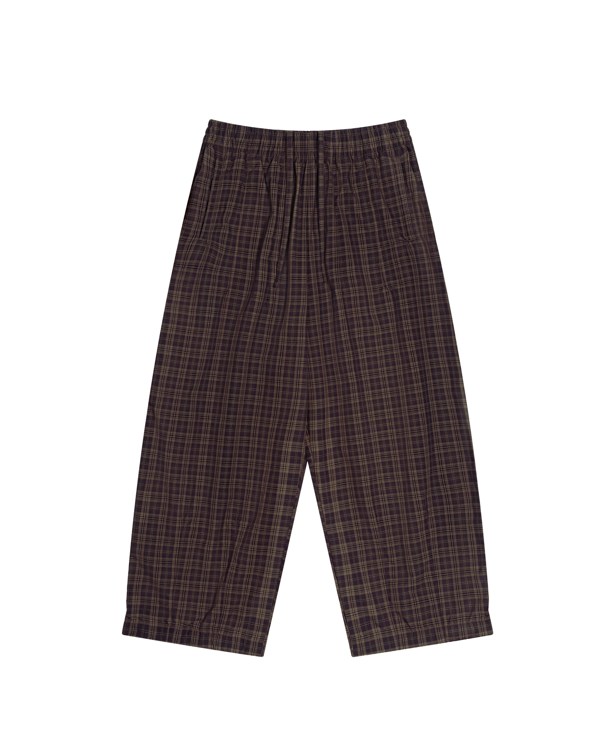 Espresso Plaid Pants