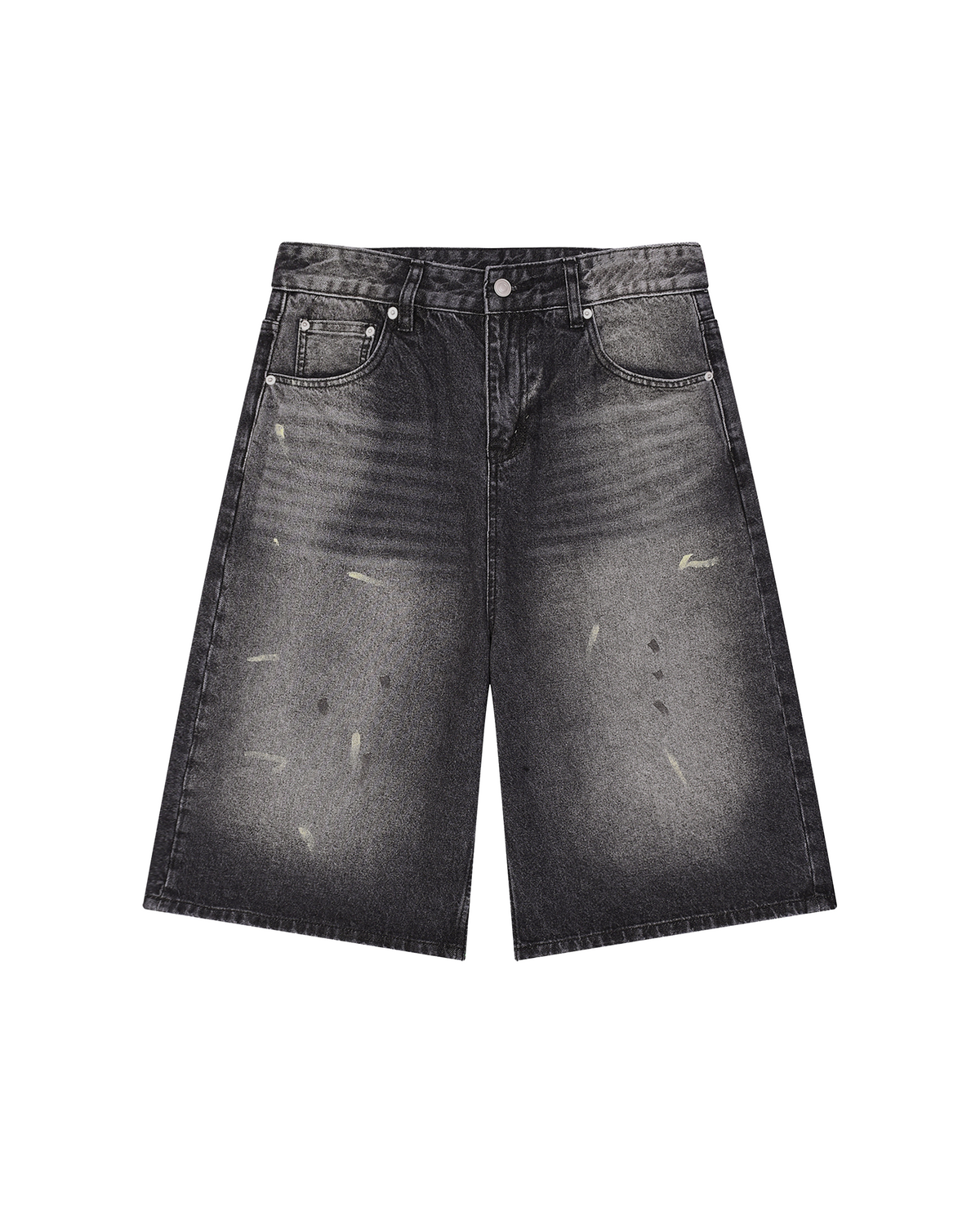 Adam's Vintage Wash Wide Leg Denim Shorts (Men Limited Edition)