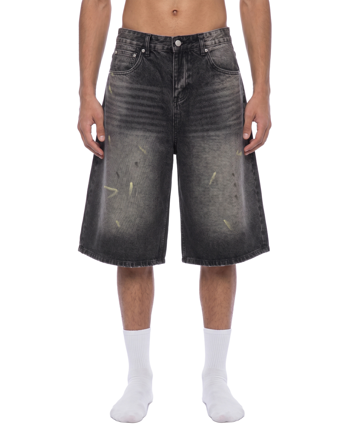 Adam's Vintage Wash Wide Leg Denim Shorts (Men Limited Edition)