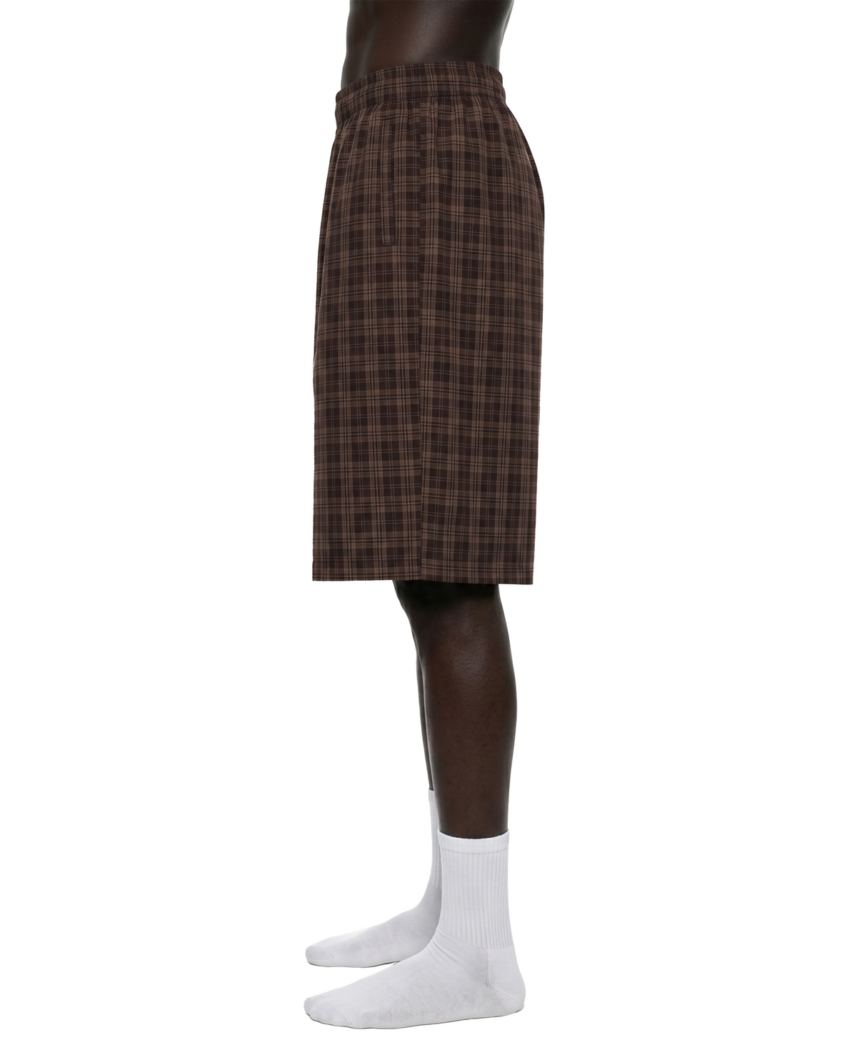 Espresso Plaid Shorts