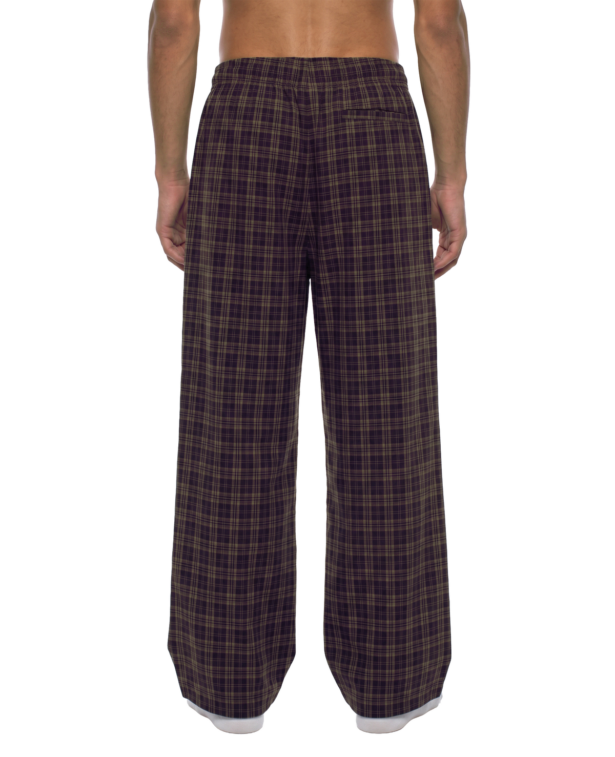 Espresso Plaid Pants