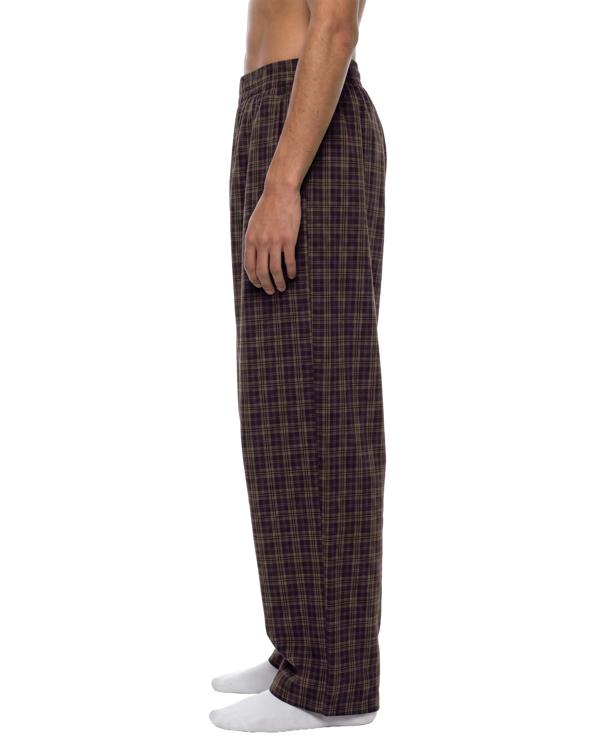 Espresso Plaid Pants